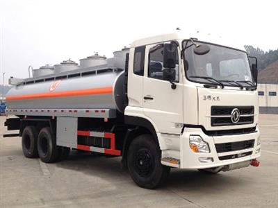Xe xi téc chở xăng dầu Dongfeng 3 chân nhập khẩu 17 - 18 khối