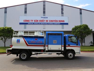 Xe bồn chở Diesel Thaco Ollin 700C 6 khối