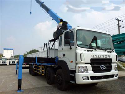 Xe tải Hyundai HD320 cẩu Dongyang SS2725LB 10 tấn 