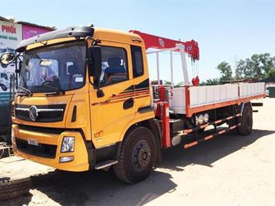 Xe tải Dongfeng 8 tấn gắn cẩu ATOM 334 tấn 3 tấn