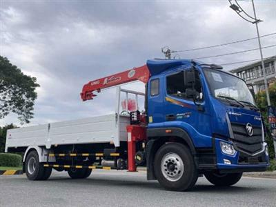 Xe tải Thaco Auman C160 gắn cẩu Unic 5 tấn 5 đoạn URV555