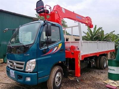 Xe tải Thaco Auman C160 gắn cẩu Kanglim KS1056 5 tấn 6 đoạn 