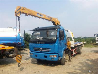 Xe cứu hộ giao thông Dongfeng gắn cẩu xoay 5 tấn