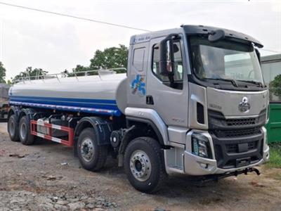 Xe Chenglong H5 4 chân bồn xi téc phun nước rửa đường 17 khối